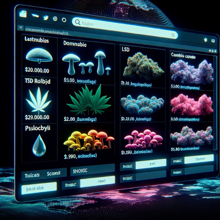Diverse drug options on the darknet for every preference darknet websites